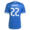 Real Madrid Rudiger 22 Tredjesæt 2025-26 Kortærmet